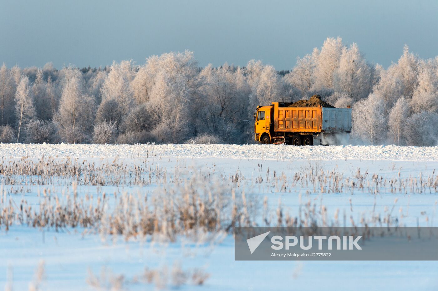 Winter in Omsk Region