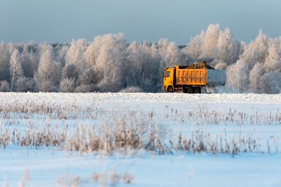 Winter in Omsk Region