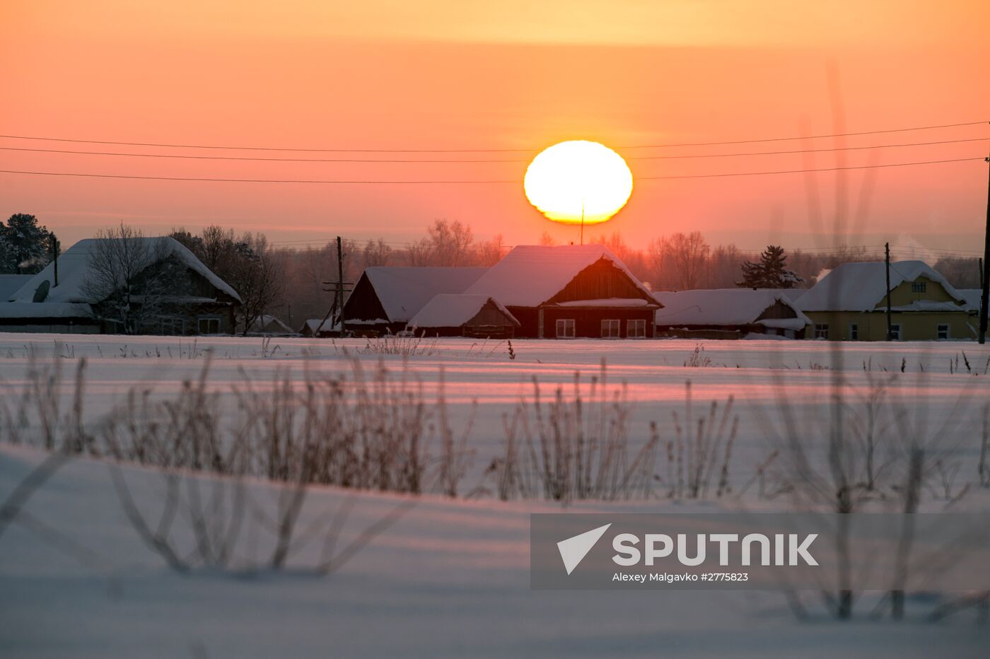 Winter in Omsk Region