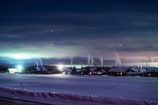 Winter in Omsk Region