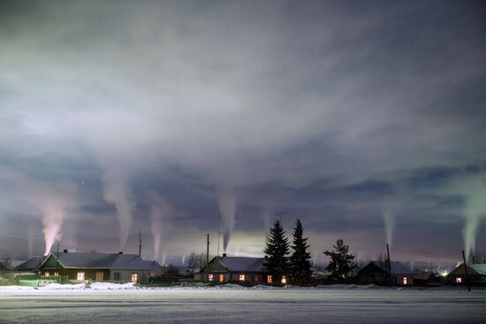 Winter in Omsk Region