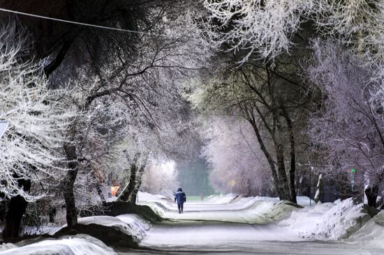 Winter in Omsk Region