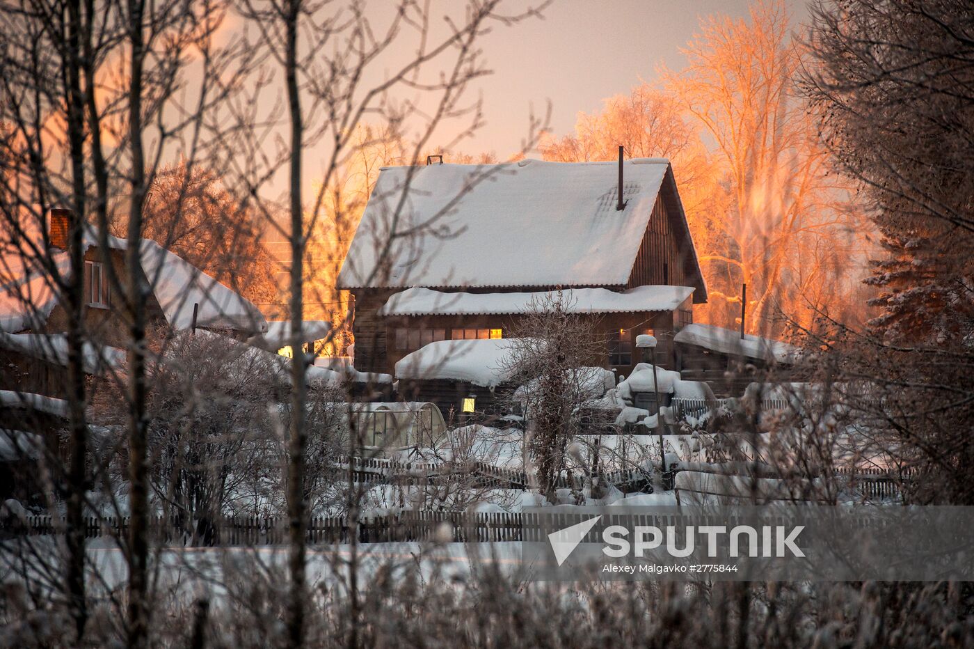 Winter in Omsk Region