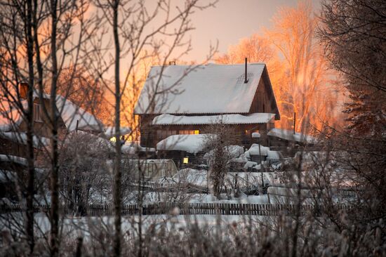 Winter in Omsk Region