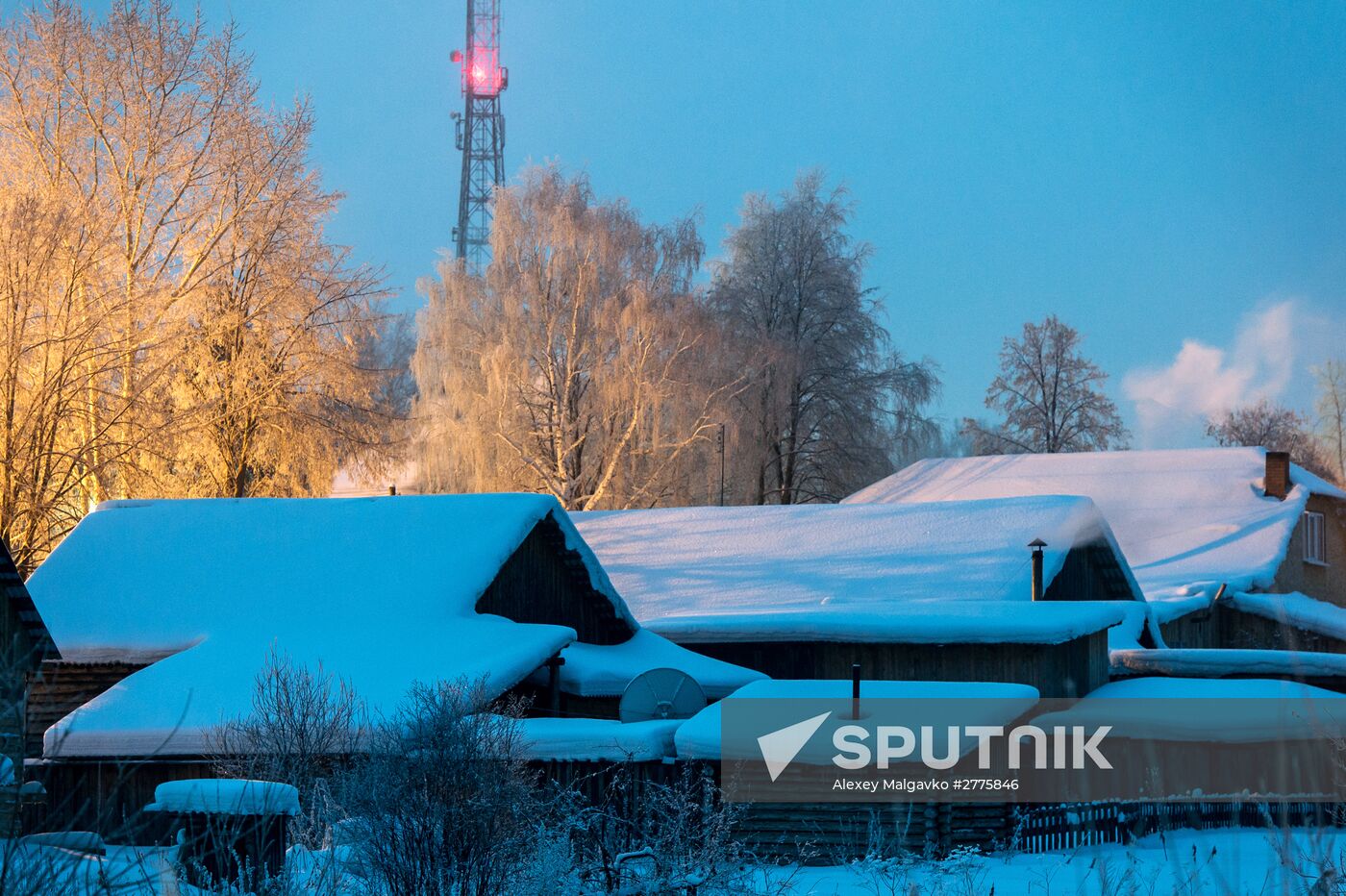Winter in Omsk Region