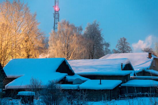 Winter in Omsk Region