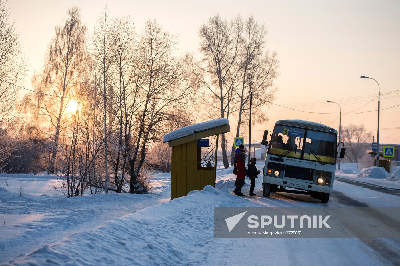 Winter in Omsk Region