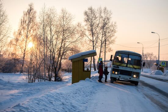 Winter in Omsk Region
