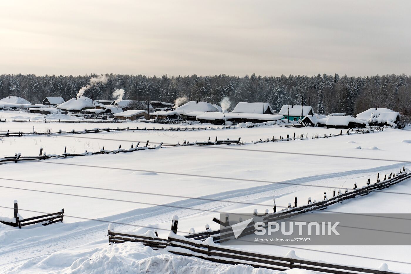 Winter in Omsk Region