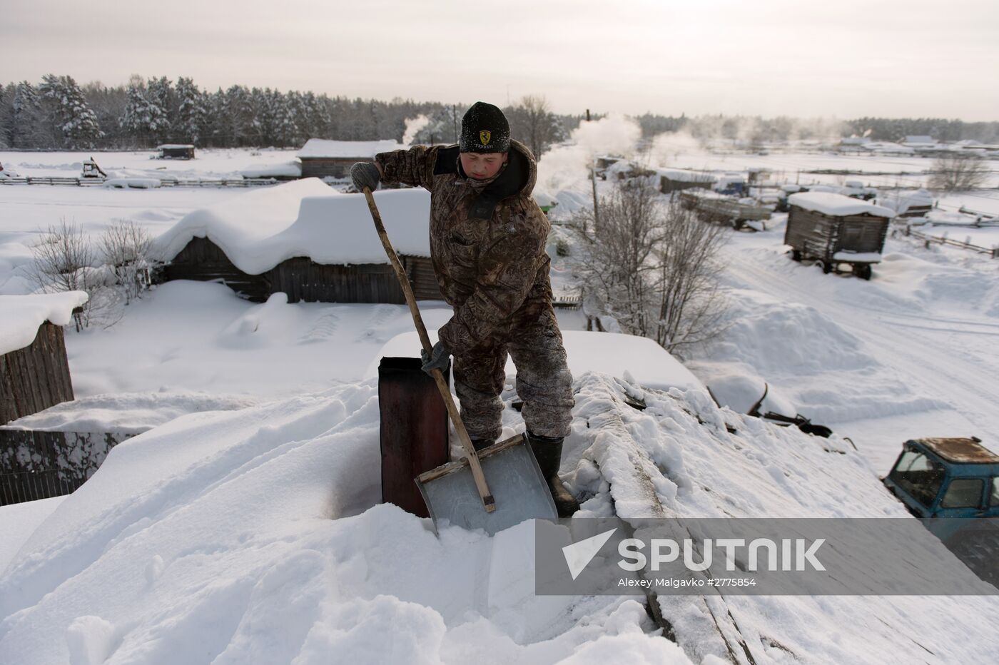 Winter in Omsk Region