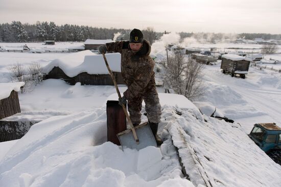 Winter in Omsk Region