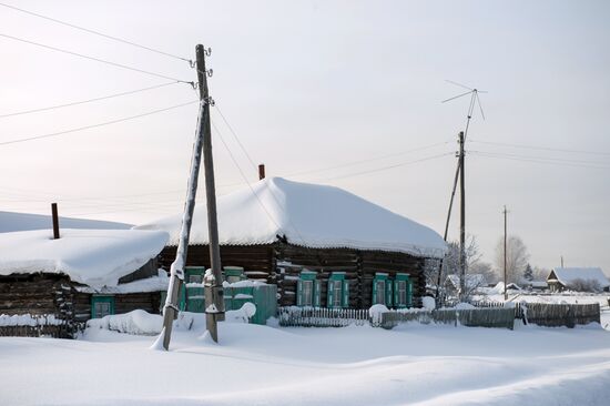 Winter in Omsk Region