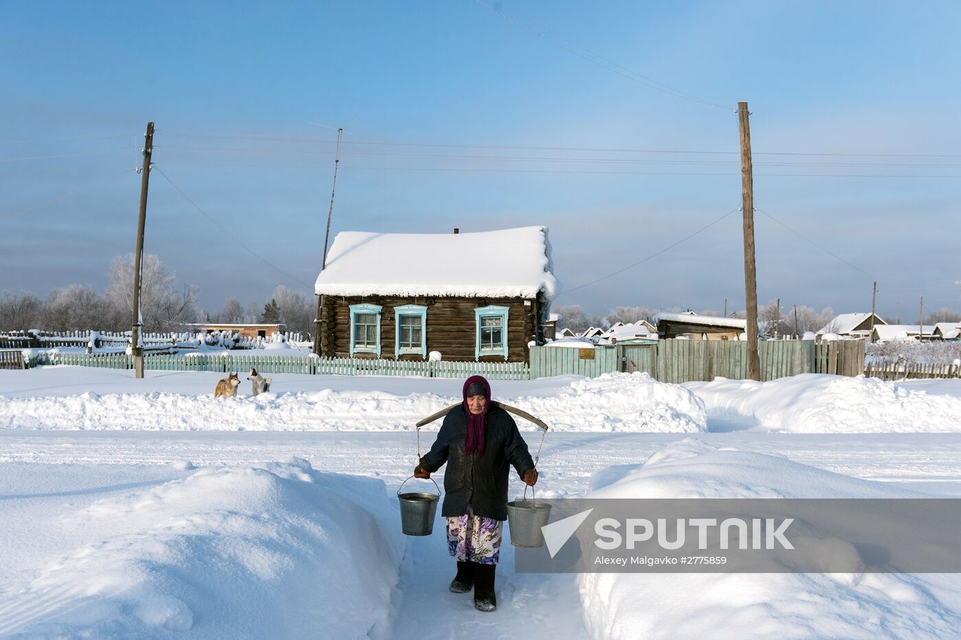 Winter in Omsk Region