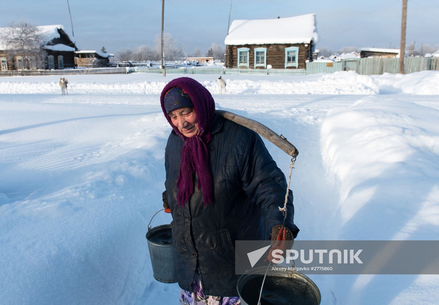Winter in Omsk Region