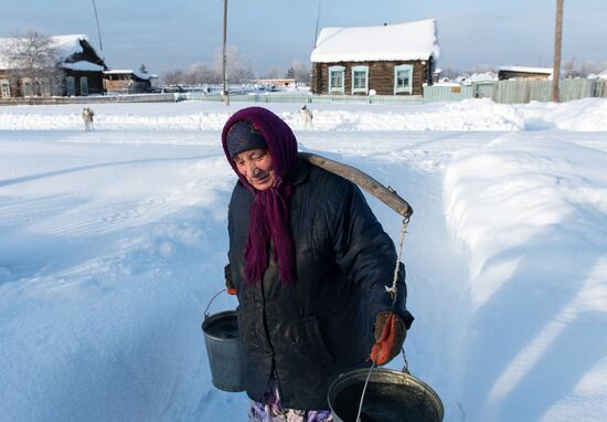 Winter in Omsk Region