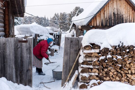 Winter in Omsk Region