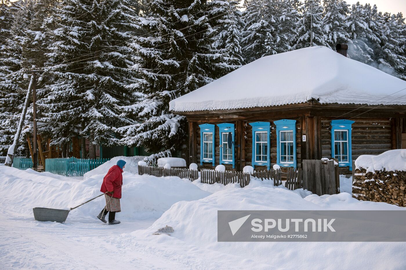 Winter in Omsk Region