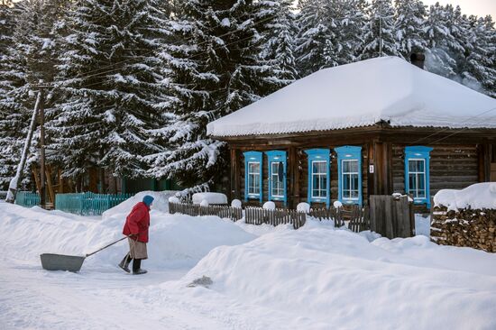 Winter in Omsk Region