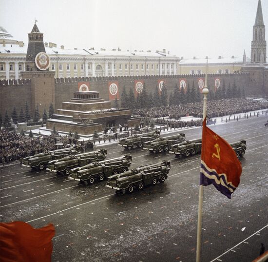 Military parade in Red Qquare
