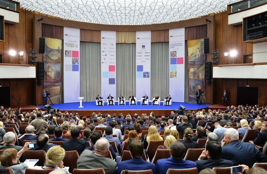 President Vladimir Putin attends 'Are Small Businesses a National Idea?' national forum
