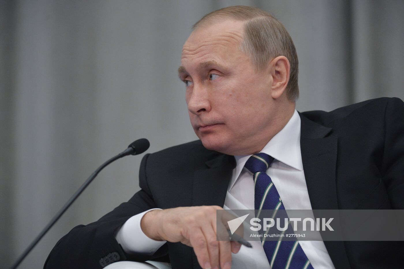 President Vladimir Putin attends 'Are Small Businesses a National Idea?' national forum