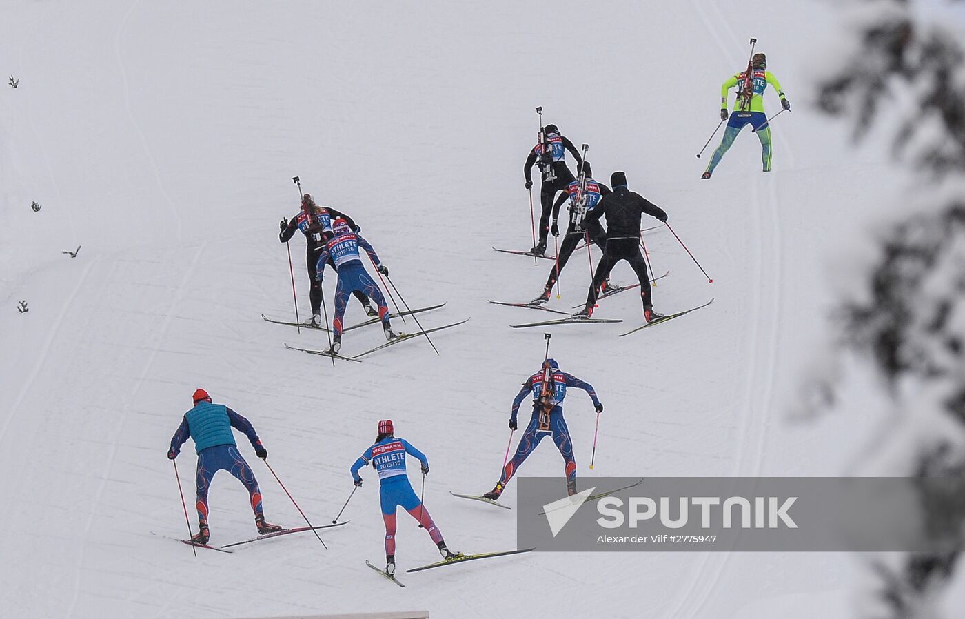 Biathlon World Cup 6th leg. Training