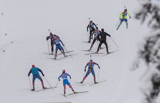 Biathlon World Cup 6th leg. Training