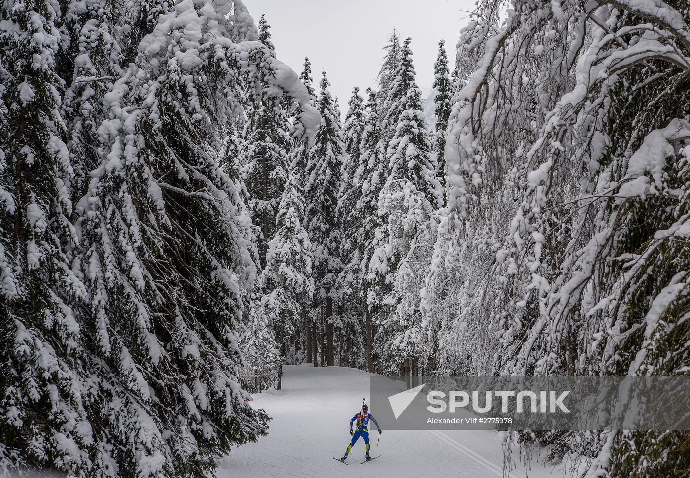 Biathlon World Cup 6th leg. Training