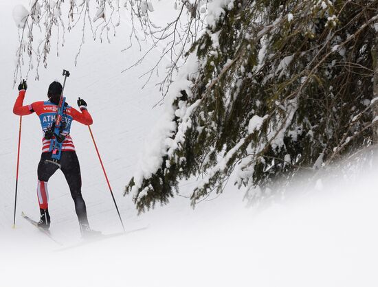 Biathlon World Cup 6th leg. Training
