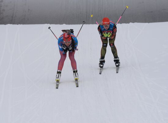 Biathlon World Cup 6th leg. Training