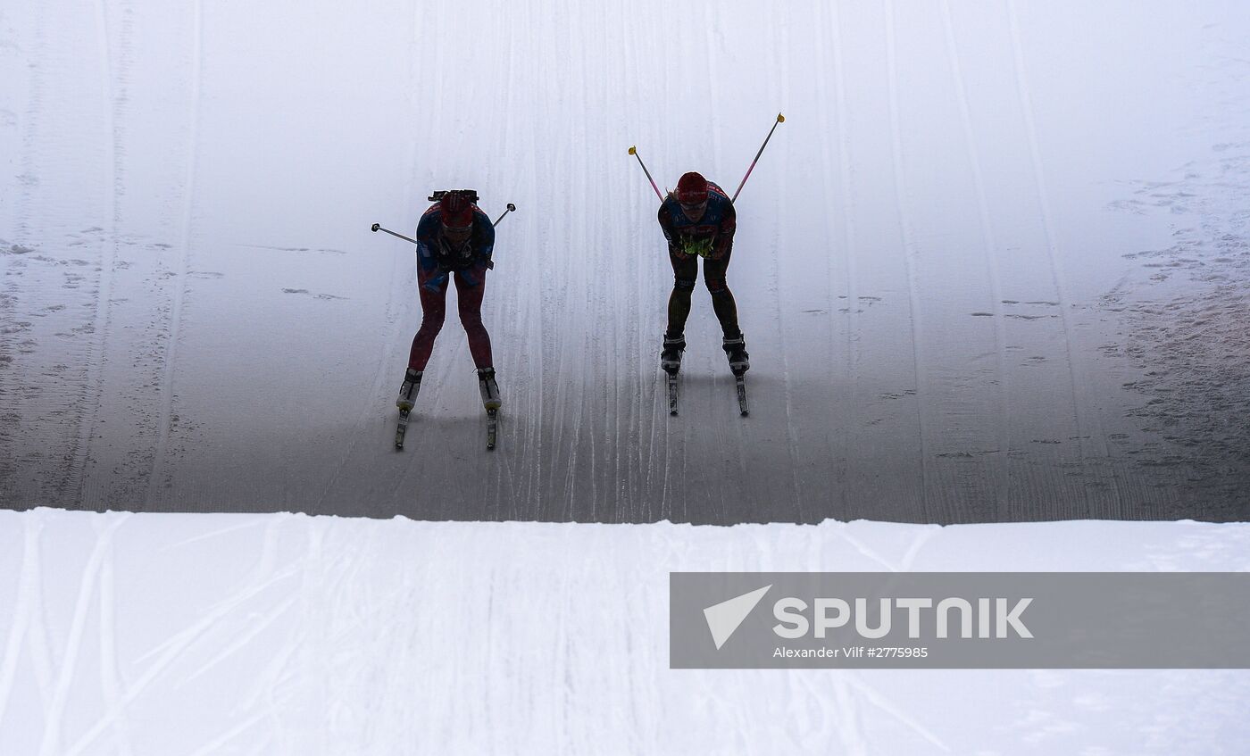 Biathlon World Cup 6th leg. Training