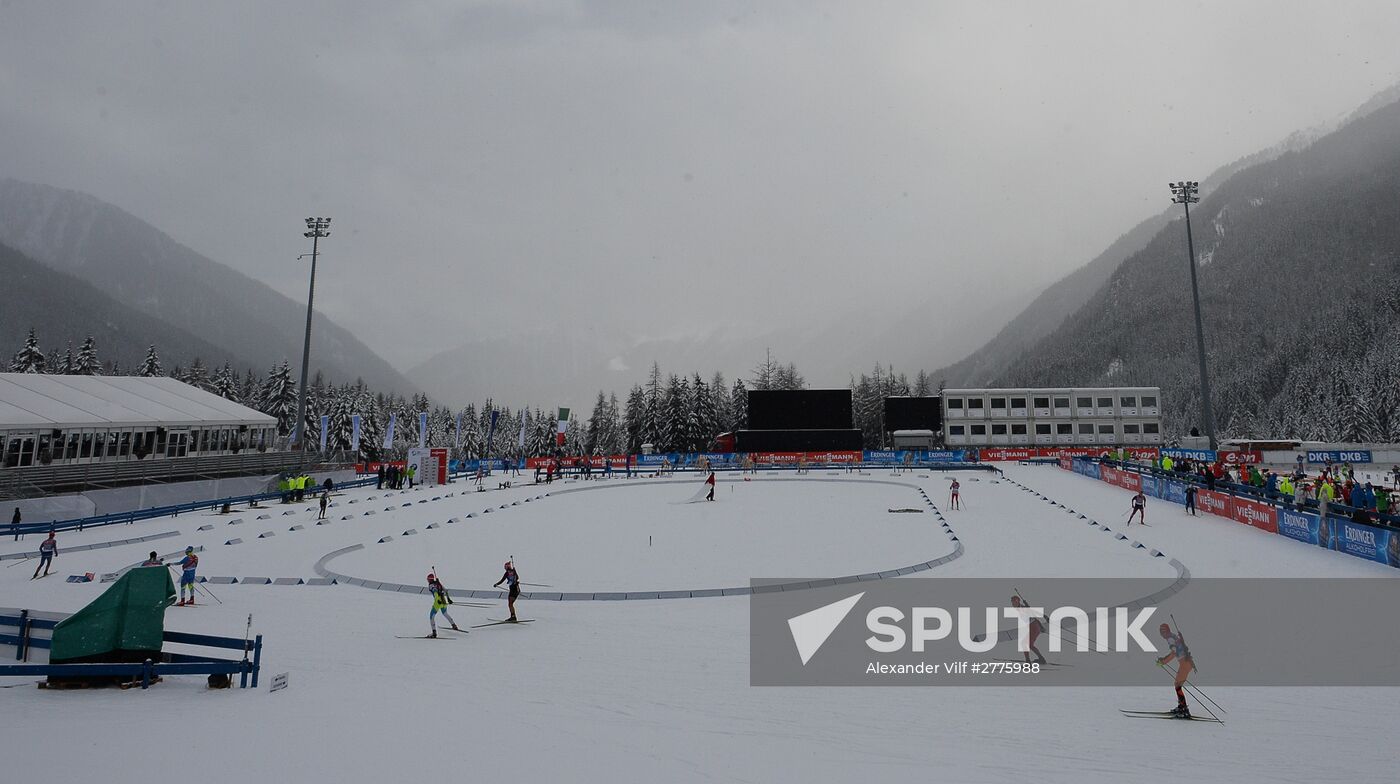 Biathlon World Cup 6th leg. Training
