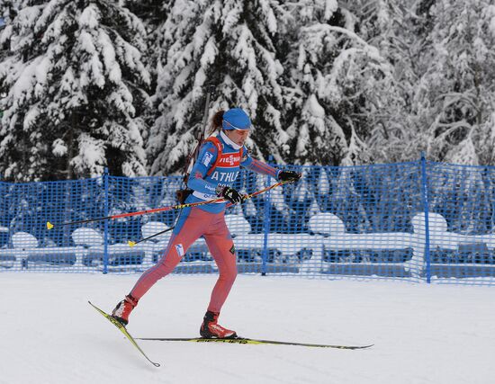 Biathlon World Cup 6th leg. Training