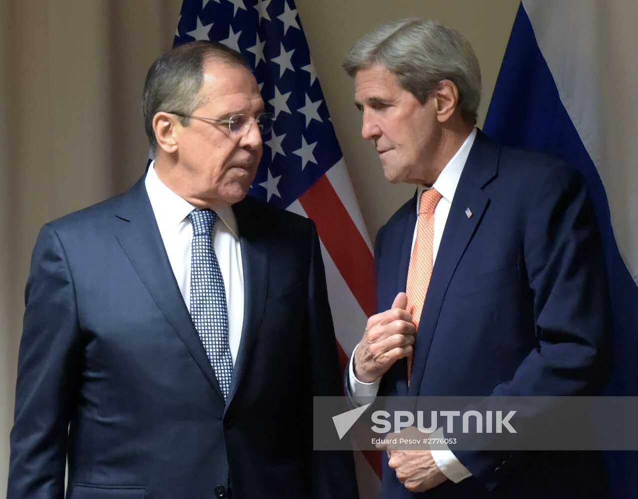 Russian Foreign Affairs' Minister Sergei Lavrov's meeting with U.S. Secretary of State John Kerry