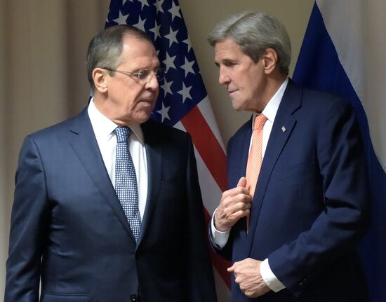 Russian Foreign Affairs' Minister Sergei Lavrov's meeting with U.S. Secretary of State John Kerry