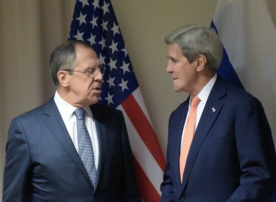 Russian Foreign Affairs' Minister Sergei Lavrov's meeting with U.S. Secretary of State John Kerry