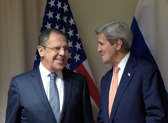 Russian Foreign Affairs' Minister Sergei Lavrov's meeting with U.S. Secretary of State John Kerry
