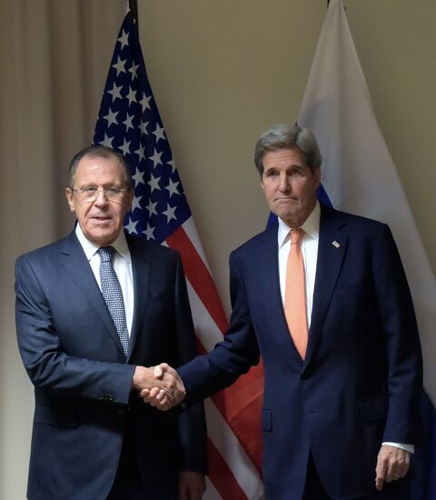 Russian Foreign Affairs' Minister Sergei Lavrov's meeting with U.S. Secretary of State John Kerry