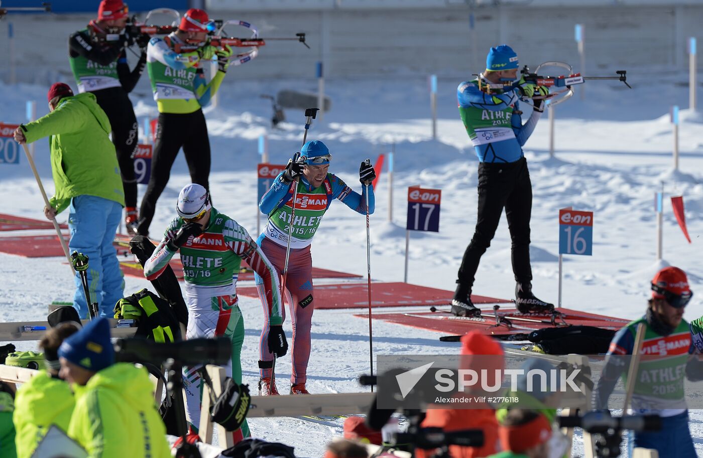 Biathlon World Cup 6th leg. Training