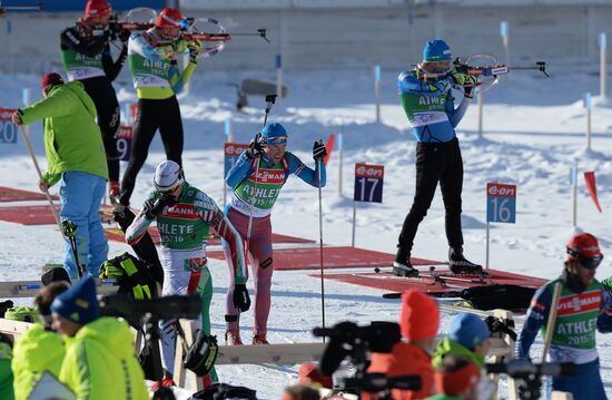 Biathlon World Cup 6th leg. Training