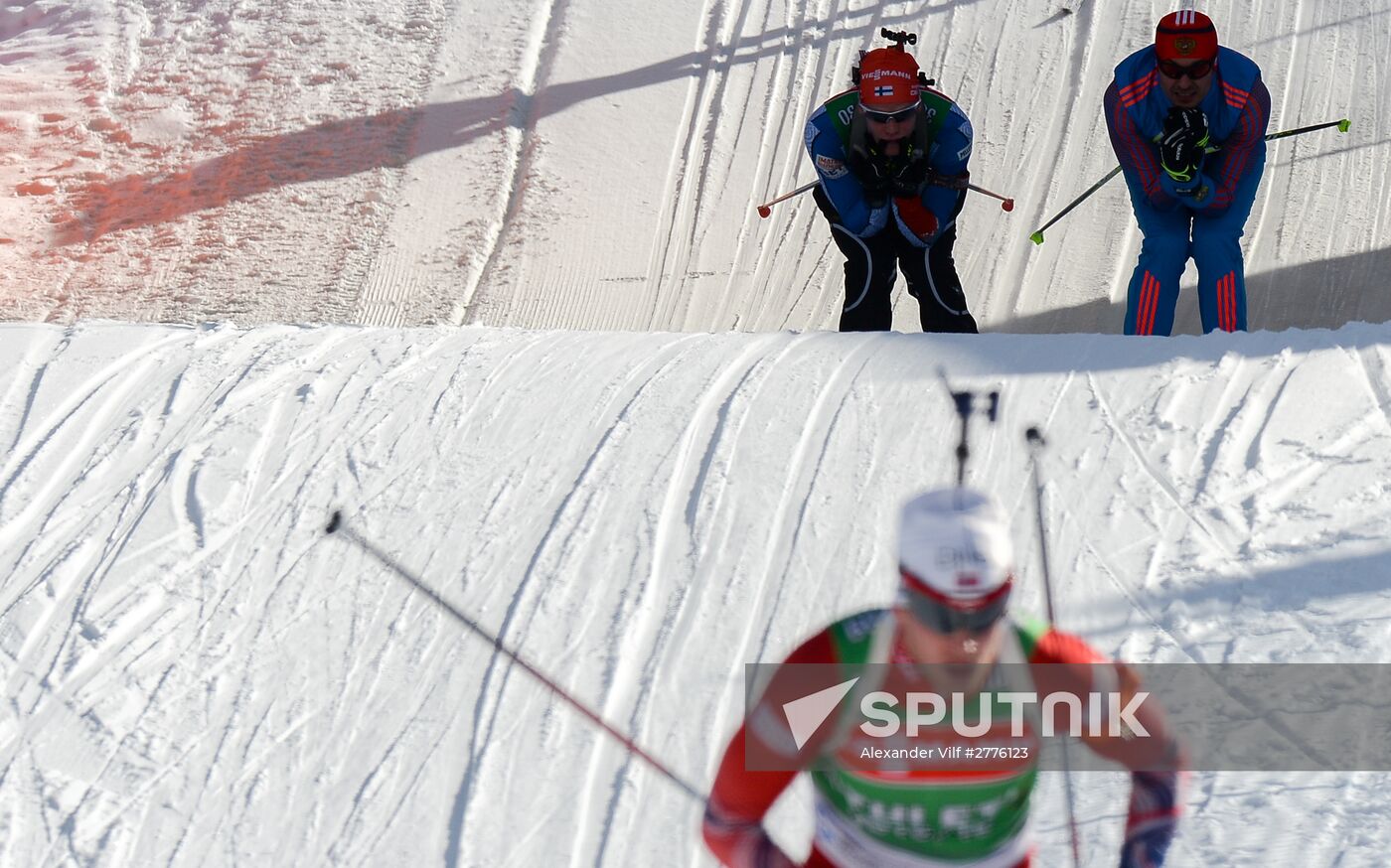 Biathlon World Cup 6th leg. Training