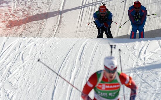 Biathlon World Cup 6th leg. Training