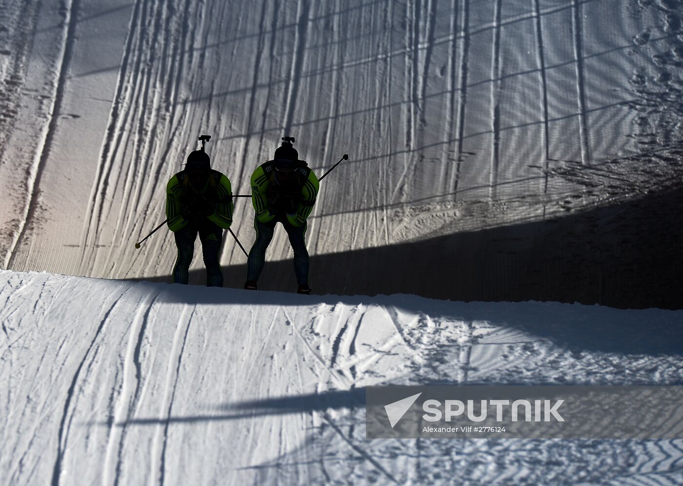 Biathlon World Cup 6th leg. Training