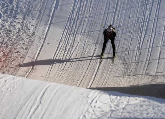 Biathlon World Cup 6th leg. Training