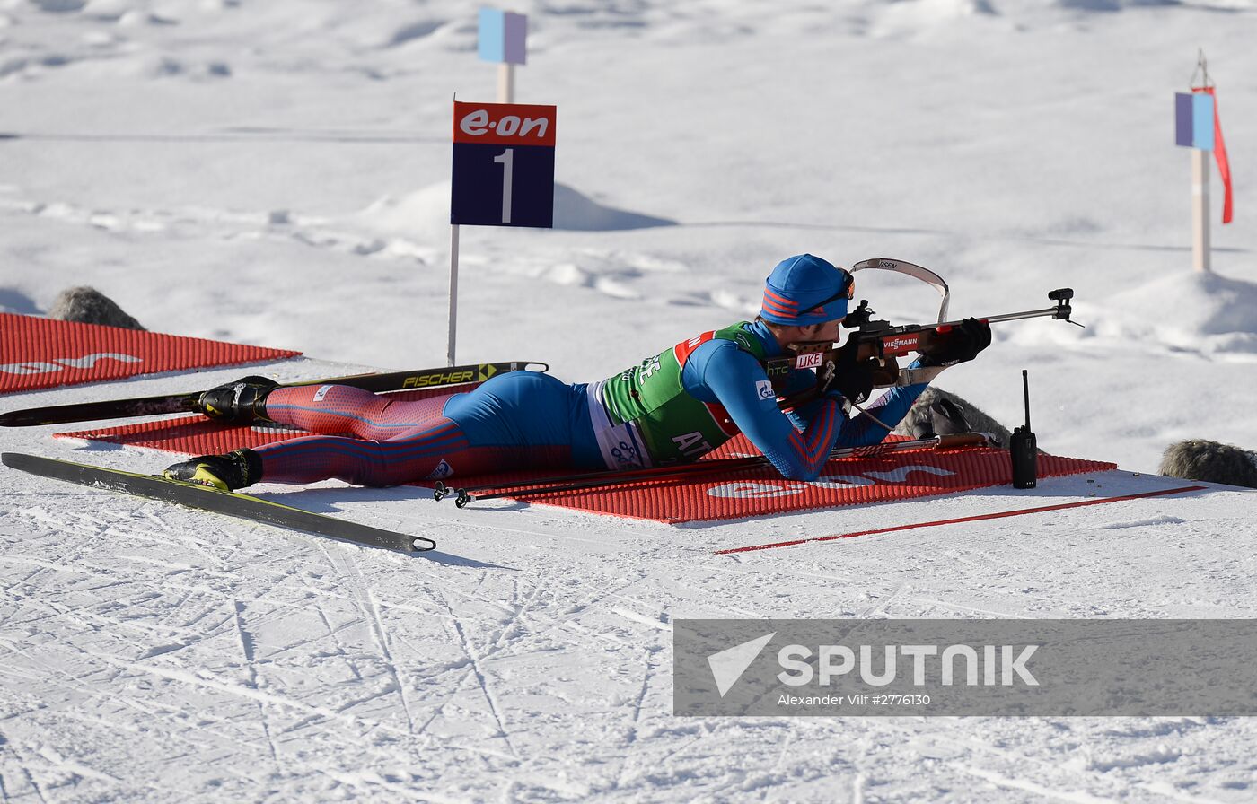 Biathlon World Cup 6th leg. Training