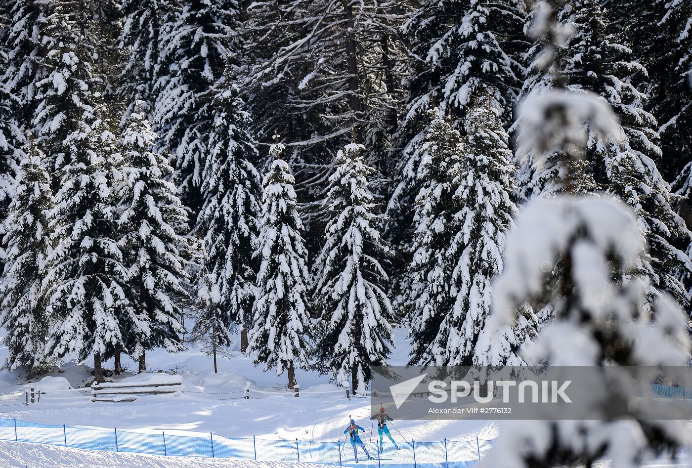 Biathlon World Cup 6th leg. Training