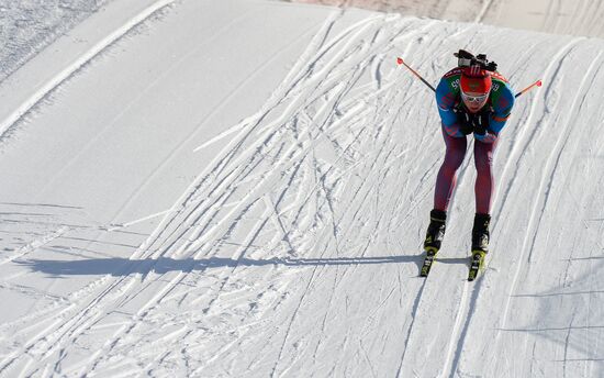 Biathlon World Cup 6th leg. Training