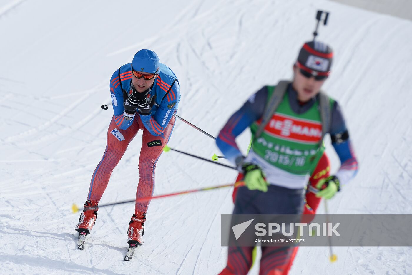 Biathlon World Cup 6th leg. Training