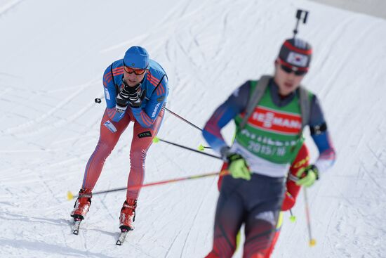 Biathlon World Cup 6th leg. Training