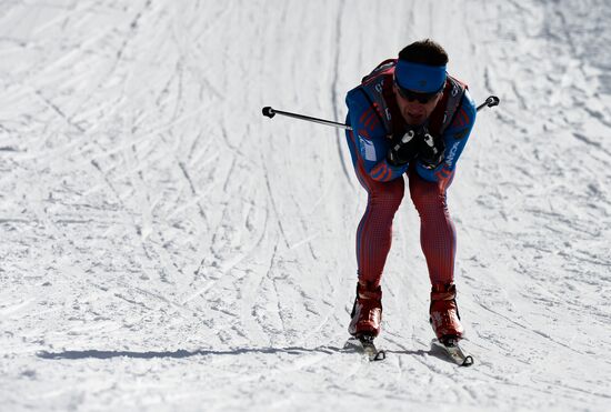 Biathlon World Cup 6th leg. Training